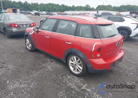 2013 Mini Countryman Cooper from USA, damaged, VIN WMWZB3C5XDWM09049